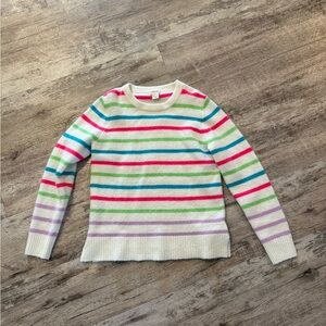 Crewcuts Colorful Striped Kids Sweater